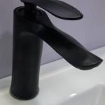 Matte Black Heavy-Gauge Basin Mixer