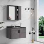 WK9136 80cm Wall-Mounted Cabinet Basin