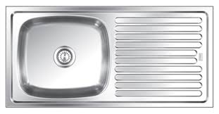 Single Basin Kitchen Sink - Model SS01
