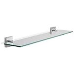 60cm Wall-Mounted Glass Shelf